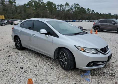 2013 Honda Civic Exl из США, поврежденный, VIN 19XFB2F91DE066026